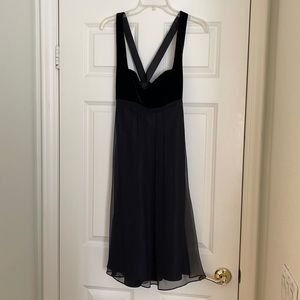 Laundry by Shelli Segal Black Silk Dress